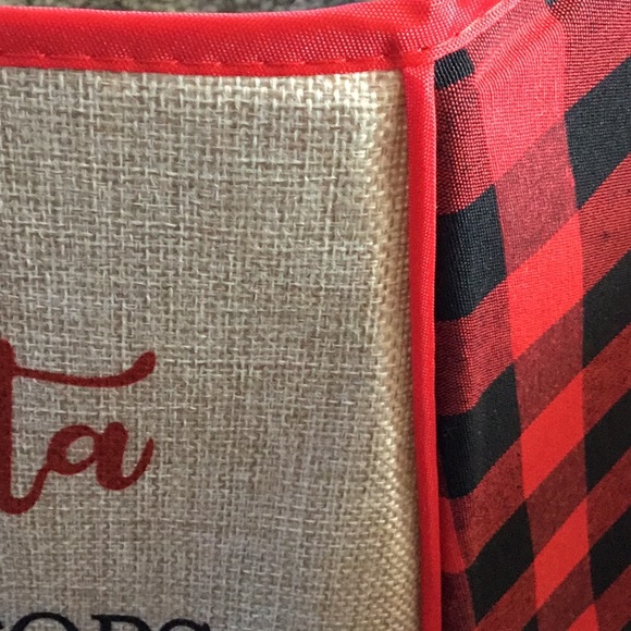 Lulu Home Christmas Tree Collar, Foldable Hexagon Buffalo Plaid - Picture 5 of 8